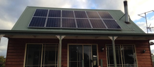 3kw PV 500Ahr 24V Off Grid Solar Installation